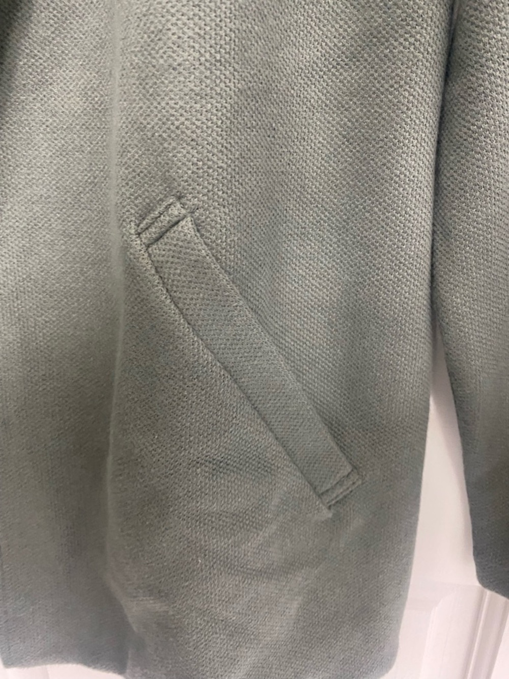 Matty M Olive Green Knit Boyfriend Blazer NWT Size XL - Picture 5 of 5